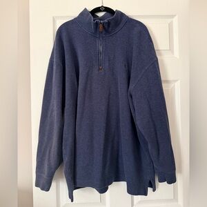 Ralph Lauren Men's Navy Zip-Up Sweater